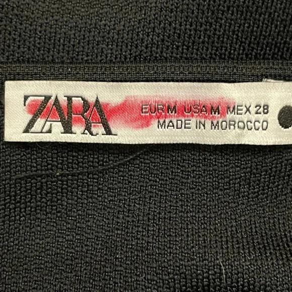 🖤‎ ZARA BLACK TANK TOP MEDIUM - Picture 6 of 7